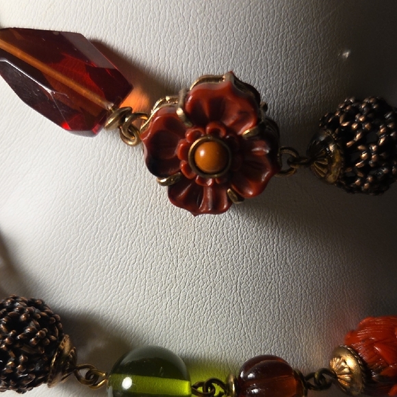 PJM Multicolor Beaded Necklace - Picture 2 of 6